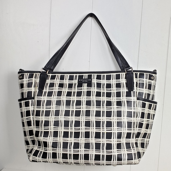 Coach Handbags - Coach plaid tote